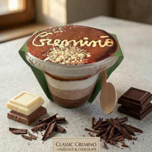 Artisanal Nice Dessert - Cremino (Three-Chocolate Mousse & Pistachio)
