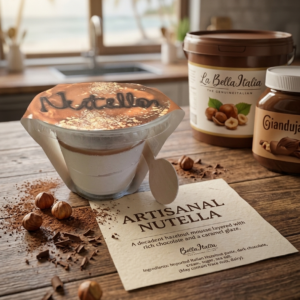 Artisanal Nice Dessert - Nutella Indulgence (Chocolate Sponge & White Chocolate)