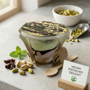 Artisanal Nice Dessert - Pistachio & Dark Chocolate VEG (Egg-Free)