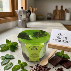 Artisanal Cute Delight Dessert - After Eight (Fresh Mint & Dark Chocolate Chips)