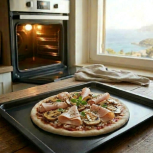 Handmade Frozen Pizza Poulet Champignon