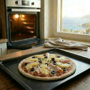 Handmade Frozen Pizza Hawaienne