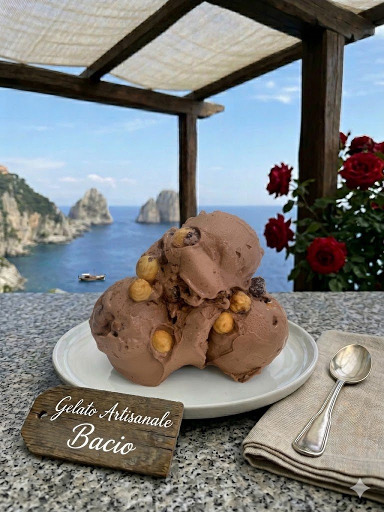 Authentic Italian Artisanal Gelato Bacio