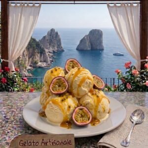 Authentic Italian Artisanal Gelato Passion Fruit