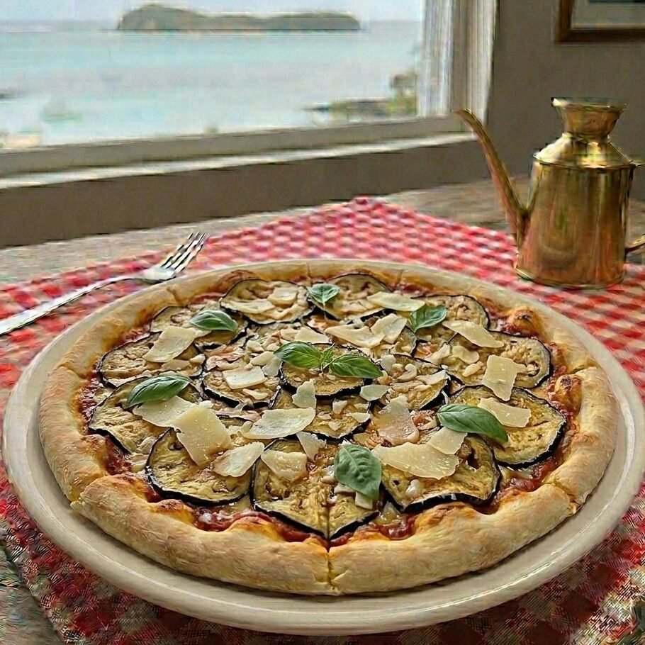 Handmade Pizza Parmiggiana