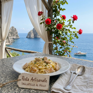 Handmade Tagliatelle Sauce Blanche Poulet