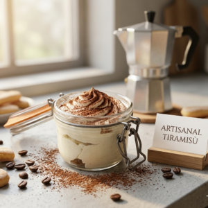 Authentic Italian Verrine Tiramisù - Artisanal Mascarpone Cream & Espresso