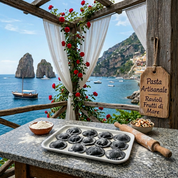 Authentic Italian Artisanal Ravioli Fruits Di Mare